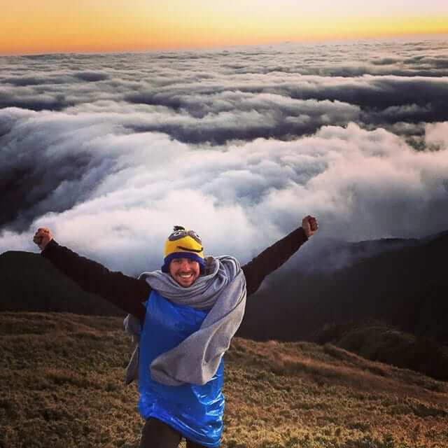 hiker in mt pulag