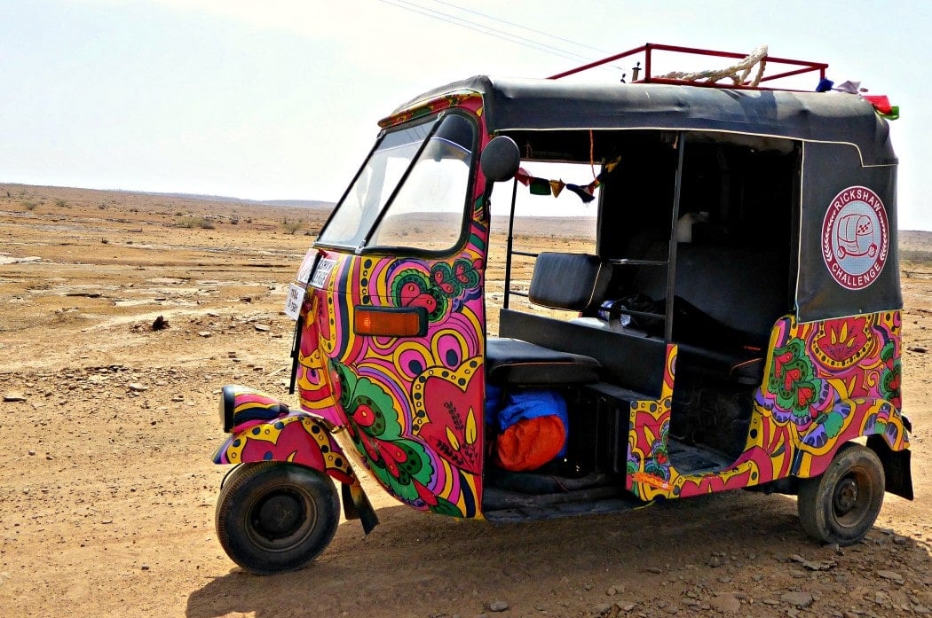 Rickshaw Race India... Two brothers drive a piece of shit across India.