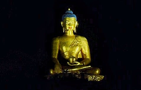 buddha at night