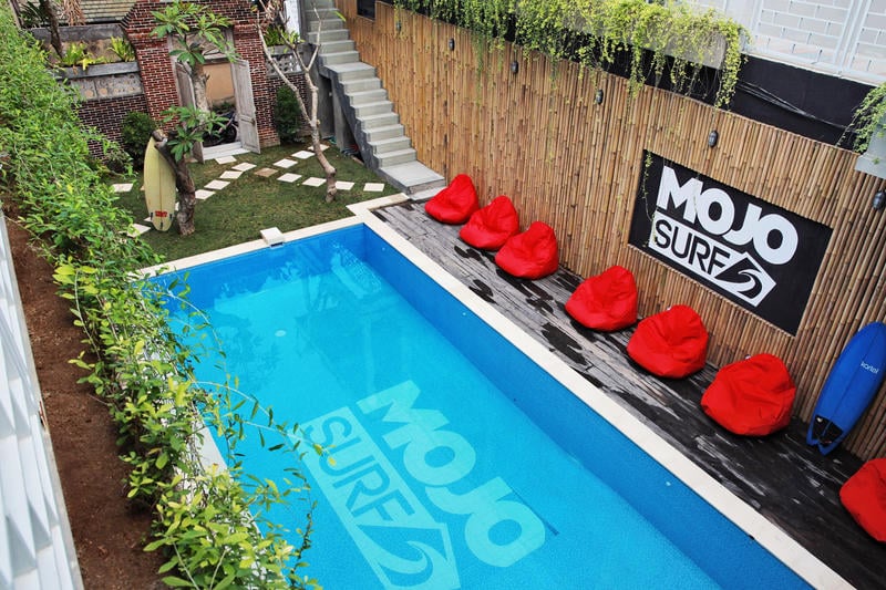 Mojosurf Camp Canggu legjobb hostel Balin