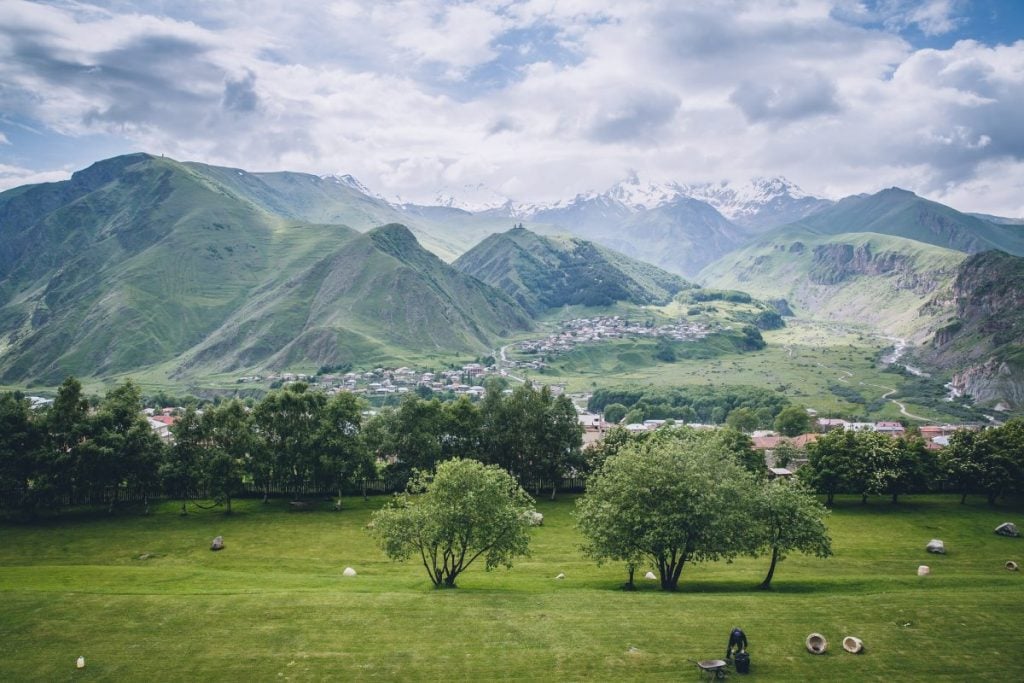 Green Meadows of Kazbegi Backpacking Georgia