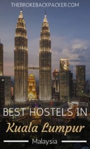 Best Hostels in Kuala Lumpur PIN