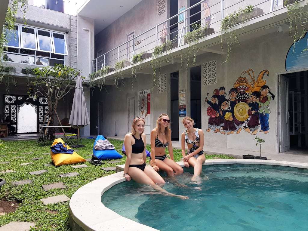 nejlepší hostel v blízkosti letiště na Bali