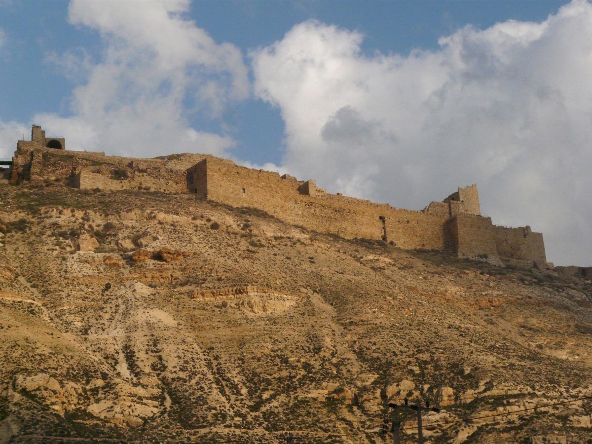 crusader castle kerak in jordan