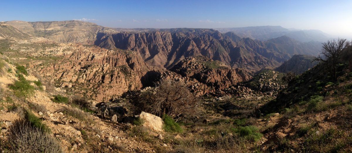 The Dana biosphere reserve in jordan
