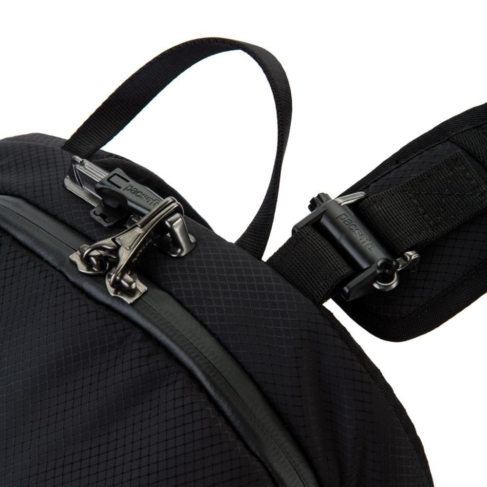 laptop backpack lock zippers anti theft