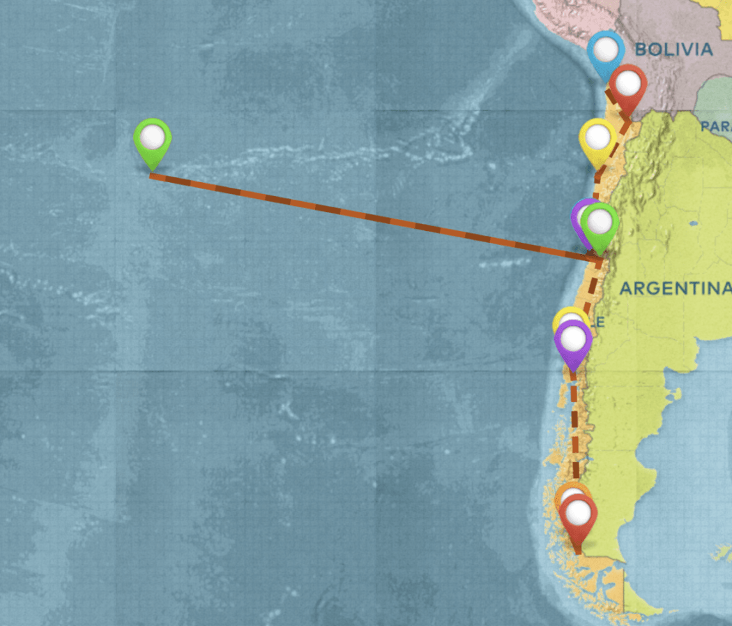 Backpacking Chile - South To North Chile Itinerary Min 1050x897