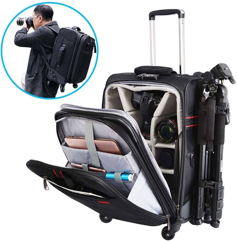 travel bag with camera compartment