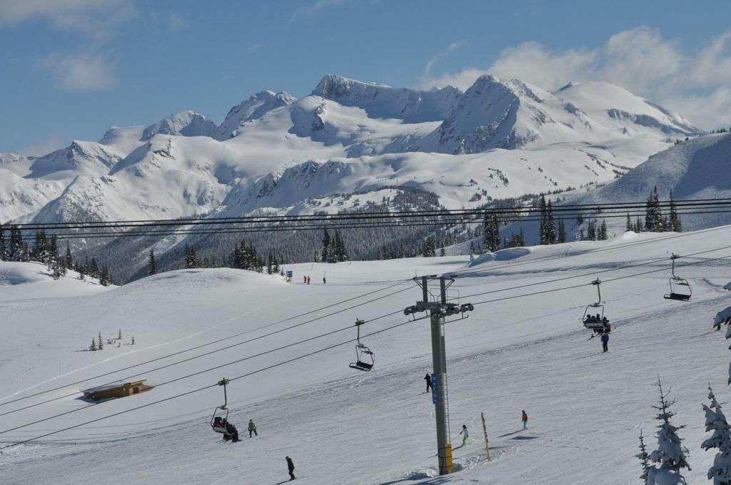 ski lift at whistler canada