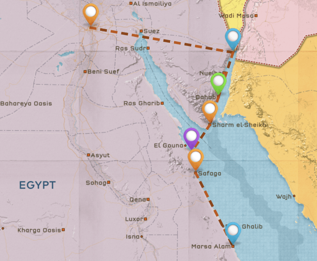 Backpacking Egypt (IN-DEPTH 2023 Travel Guide) - Egypt Itinerary 2 1050x867