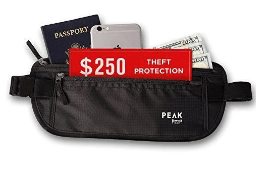 Money Belt for Secure Travel - Concealed Travel Pouch w/RFID Blocking -  Secure Important Documents and Money - Durable, Water-Resistant Rip-Stop  Nylon