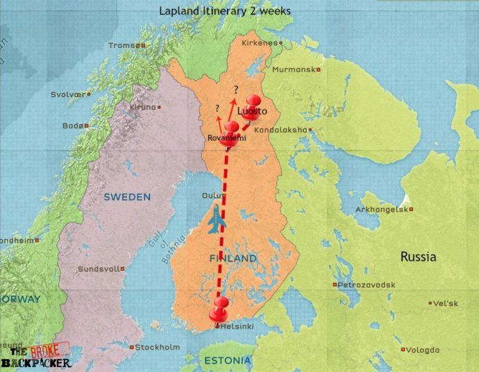 Backpacking Scandinavia The ULTIMATE Scandinavia Travel Guide 2024   Scandinavia Map 6 690x536 