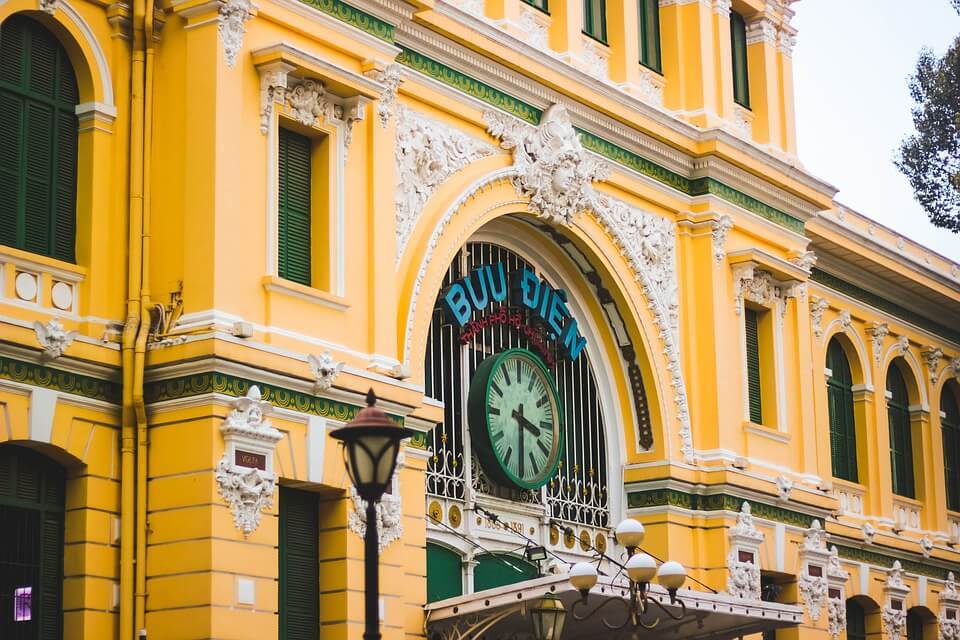 saigon post office ho chi minh city vietnam