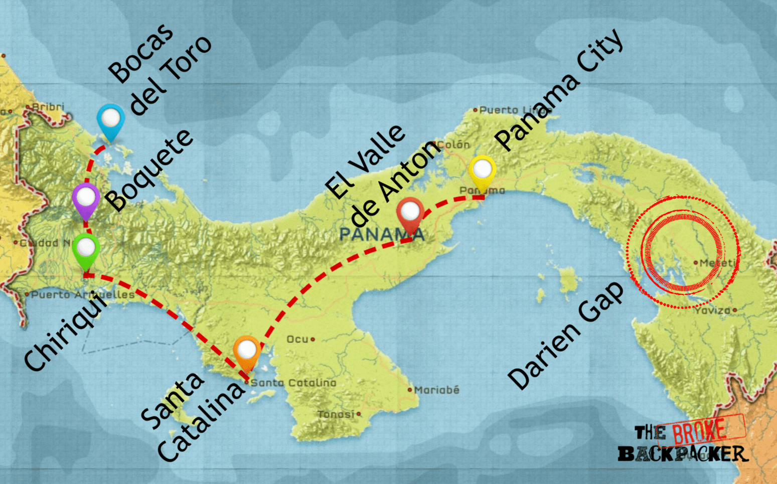 backpacking panama itinerary 4 days