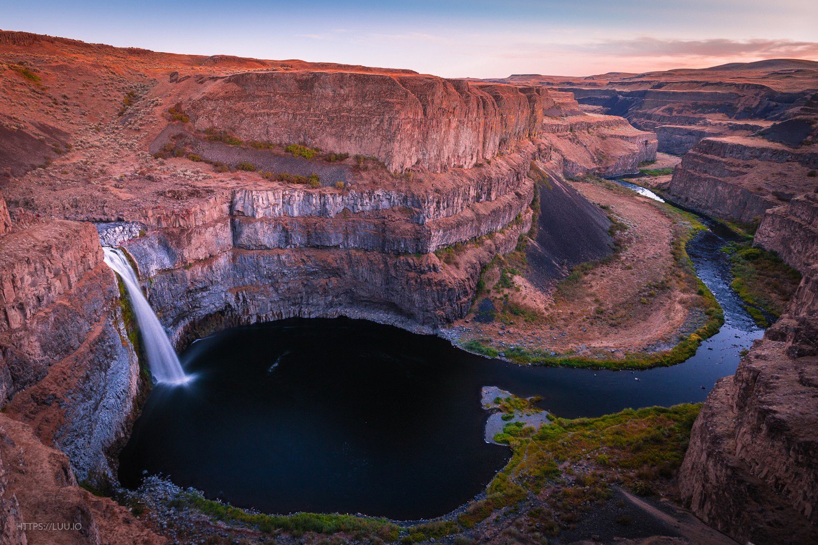 palouse falls eastern west coast road trip