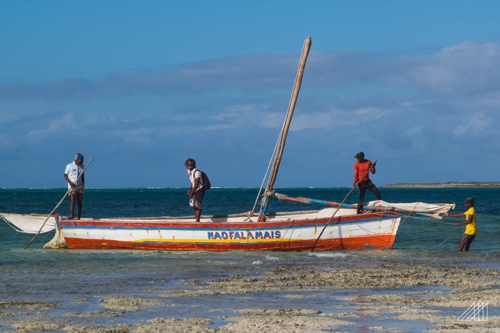 dhow in mozambique sailing