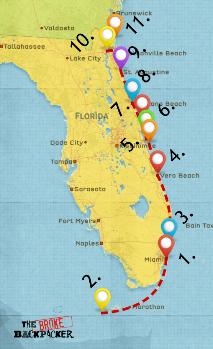 road trip from texas to florida keys