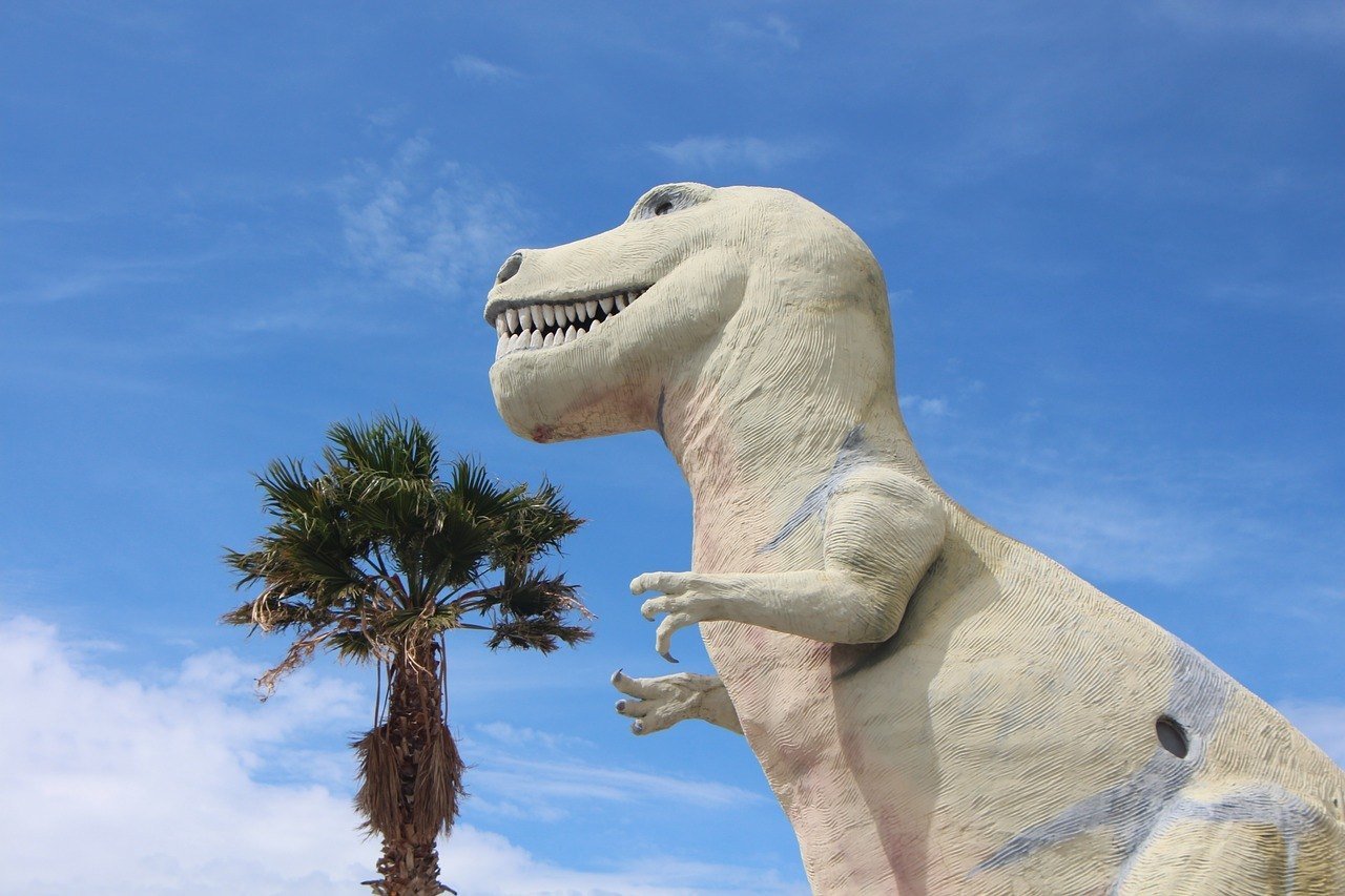 roadside attraction dinosaur california