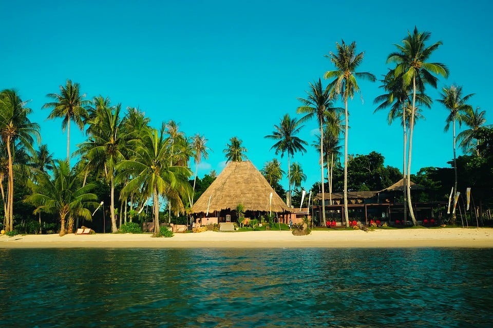 Thailand beach bungalow 