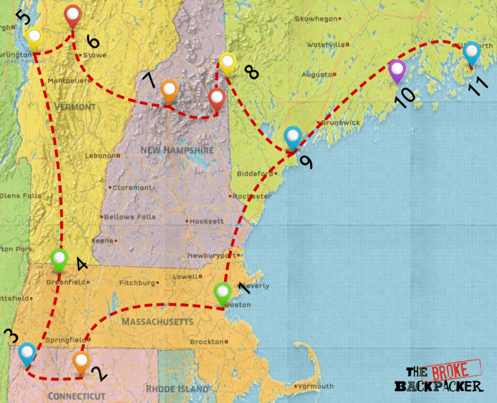 new england states travel guide