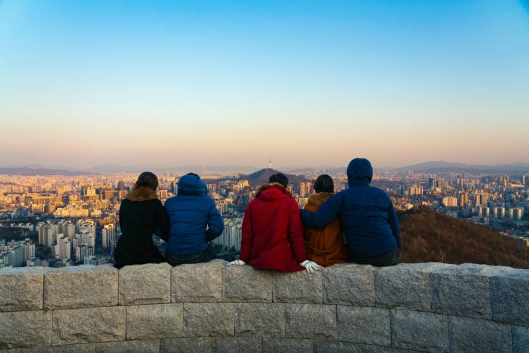 Is South Korea Safe 2024 Safety Guide   Shutterstock South Korea Ansan Mountain Family Wall 768x512 