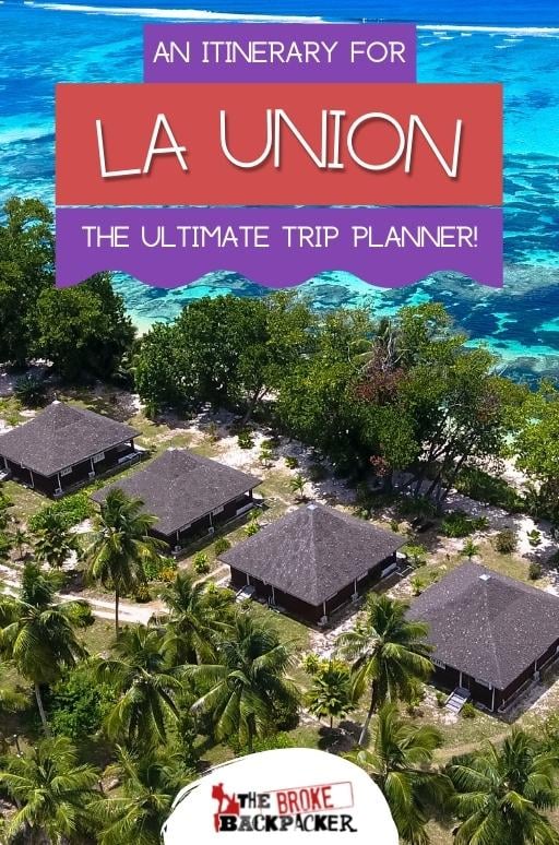Itinerary La Union Pin 