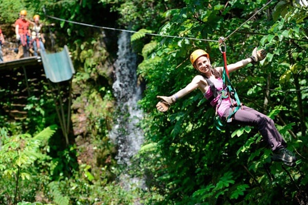 The famous Costa Rica Zipline and the birth of the canopy-surfing adventure tourism