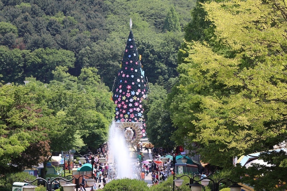 Everland Theme Park in Seoul
