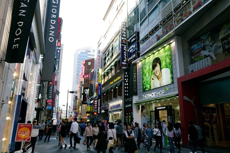 Shopping in Myeongdong a thing to do in Seoul