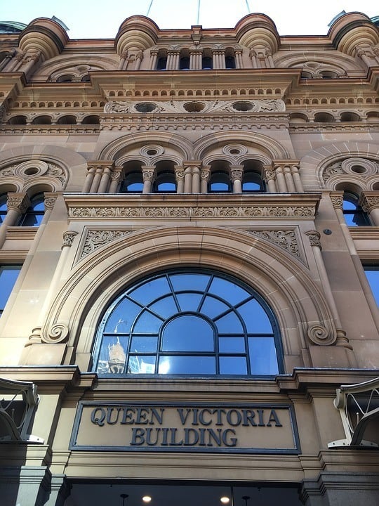 The Queen Victoria Building in Sydney's central area