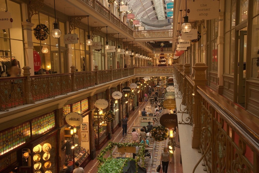 Shopping at Sydney's Strand Arcade