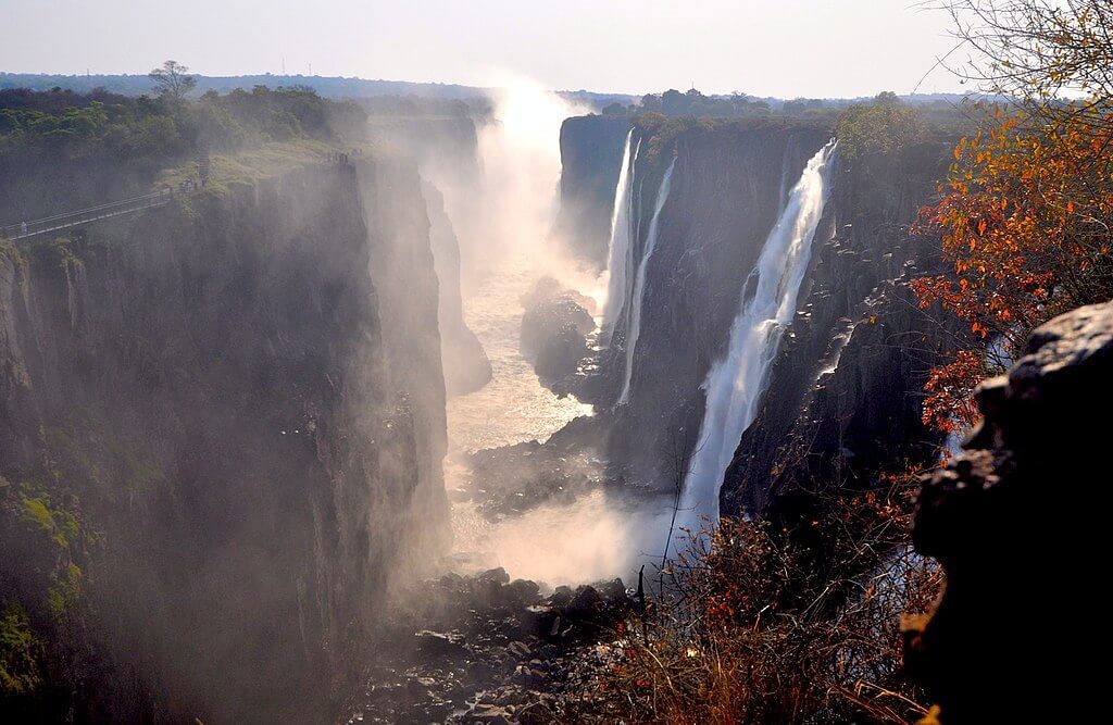 Victoria Falls is a hotspot for adventure travel in Africa