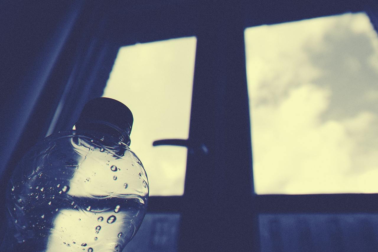 A dramatic water bottle shot to round off the list of best filtered water bottles