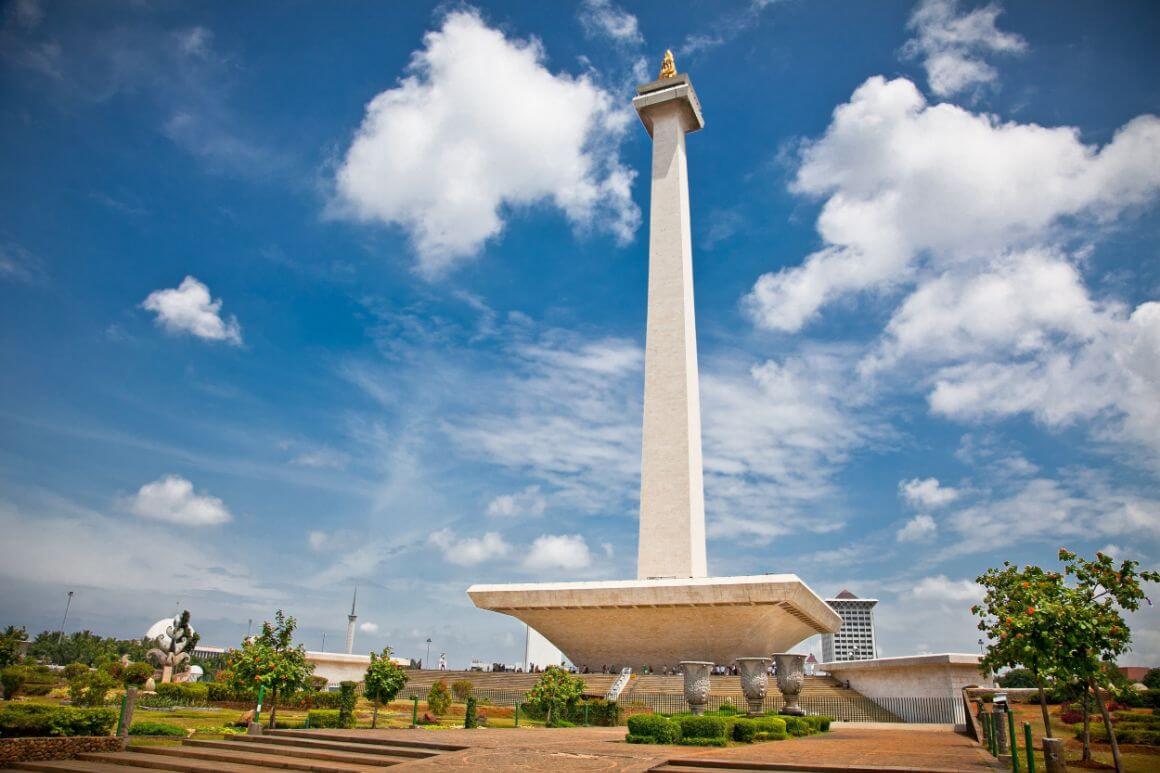 Monas Tower in Merdeka Square