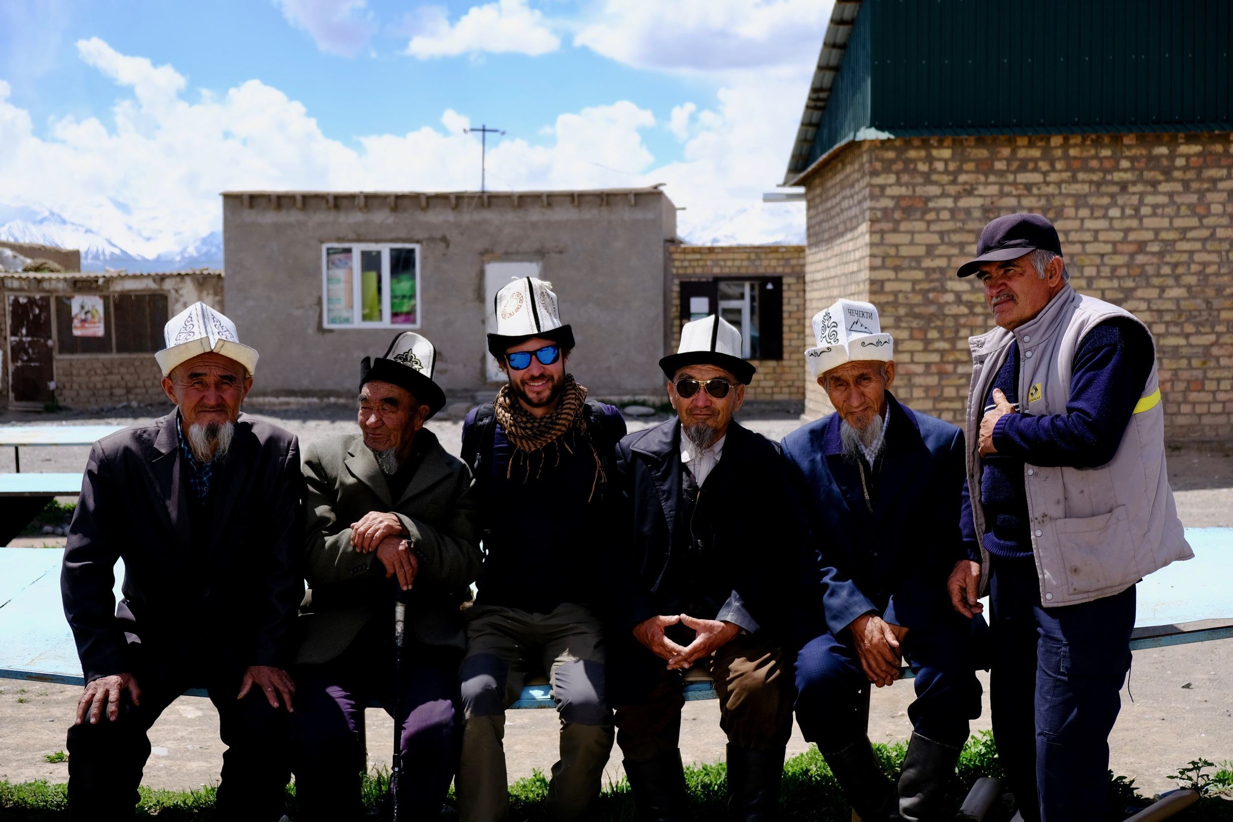 hanging out with locals in kyrgyzstan