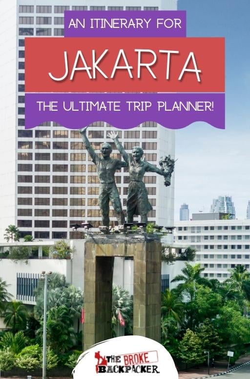 itinerary city tour jakarta