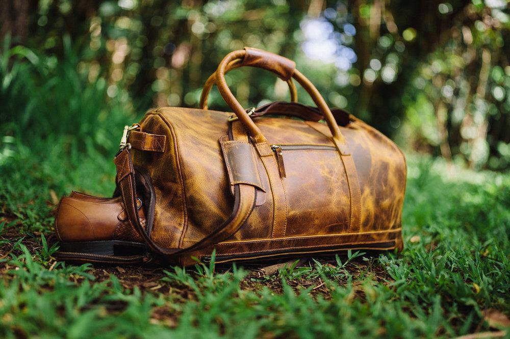 Signature Leather Duffle - Luggage & Duffle Bags at L.L.Bean