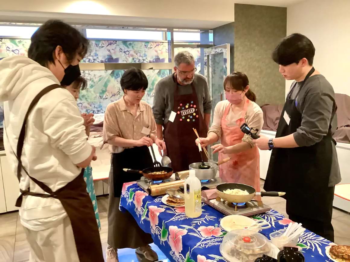 Osaka style Okonomiyaki Cooking Experience