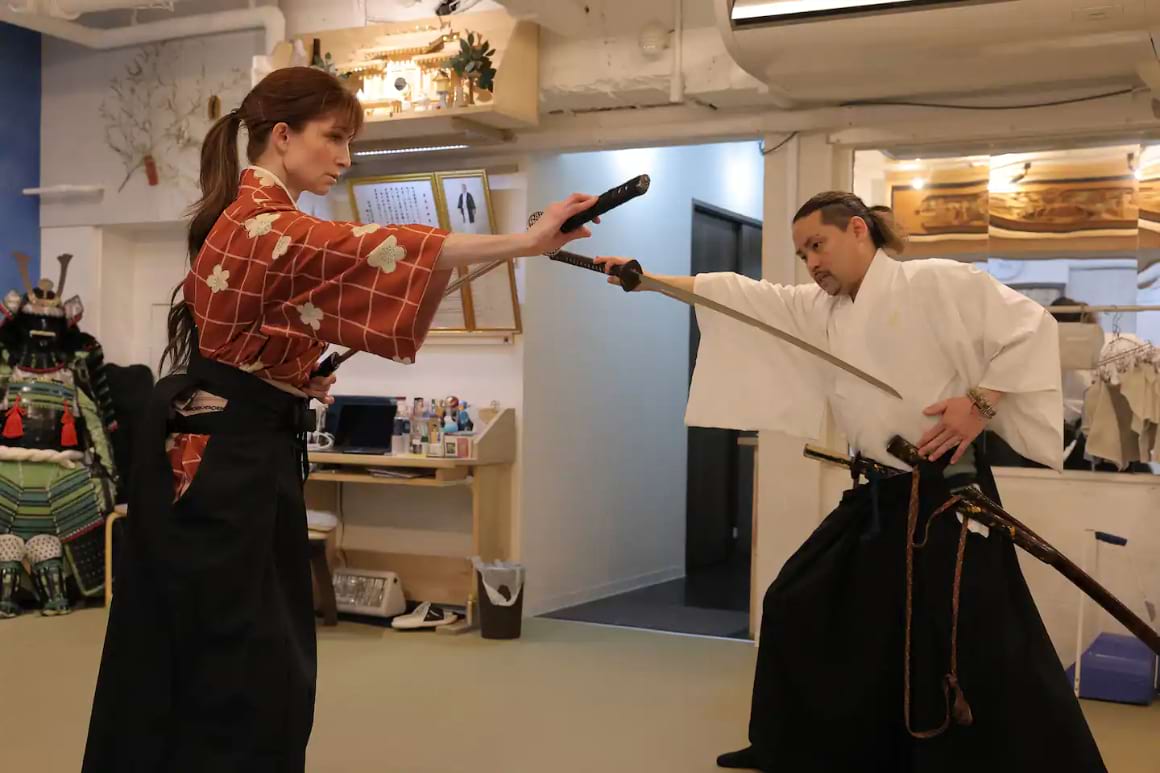 Samurai Training with Modern day Musashi