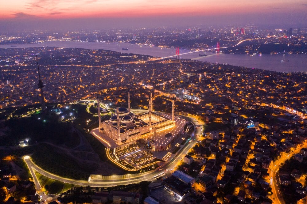 camlica hill best view in istanbul