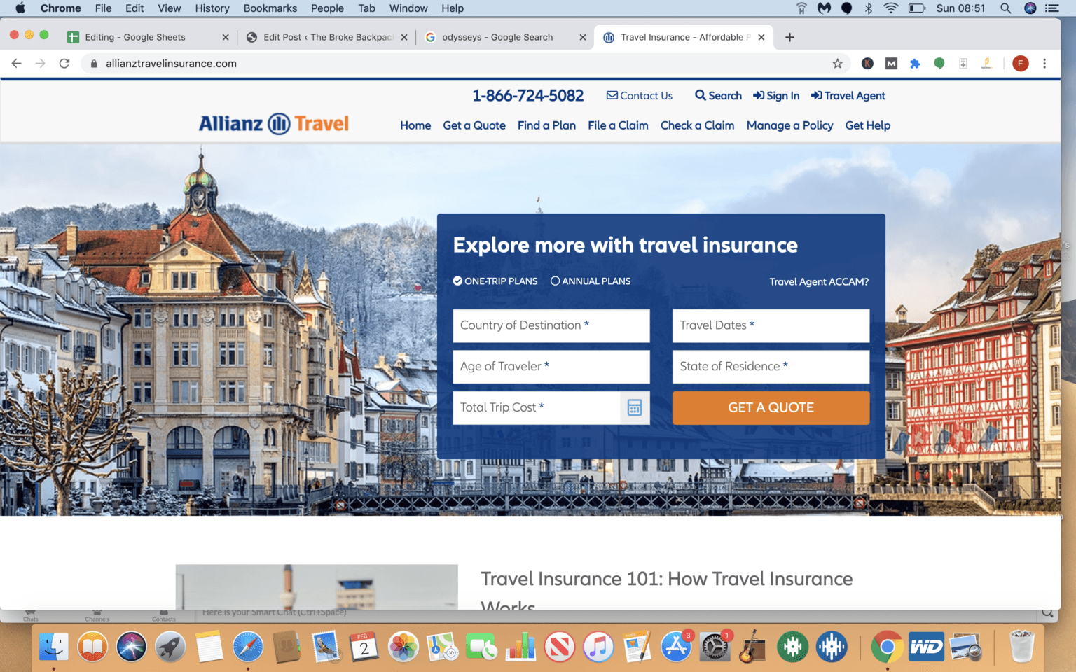 Brutally HONEST Allianz Travel Insurance Review | The Broke Backpacker