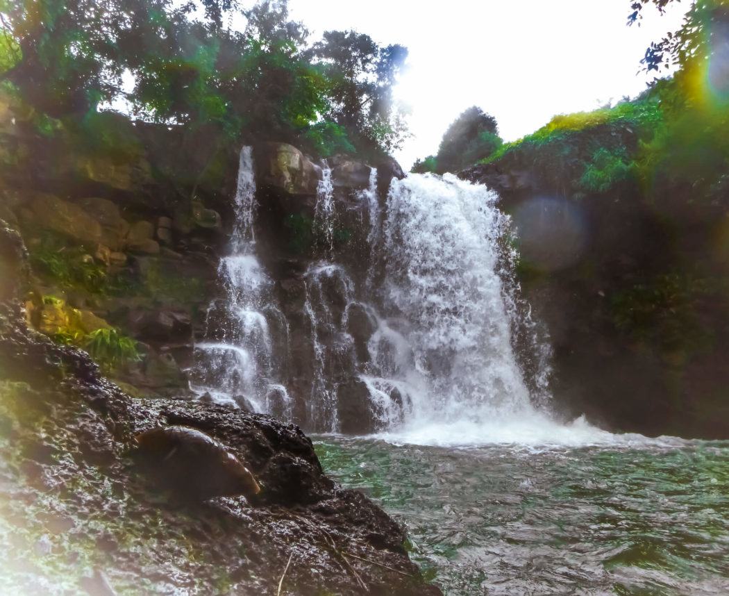 Hiking in Mauritius Guide (BEST TRAILS • 2023) - Mauritius Hiking Secret Waterfall 1050x858