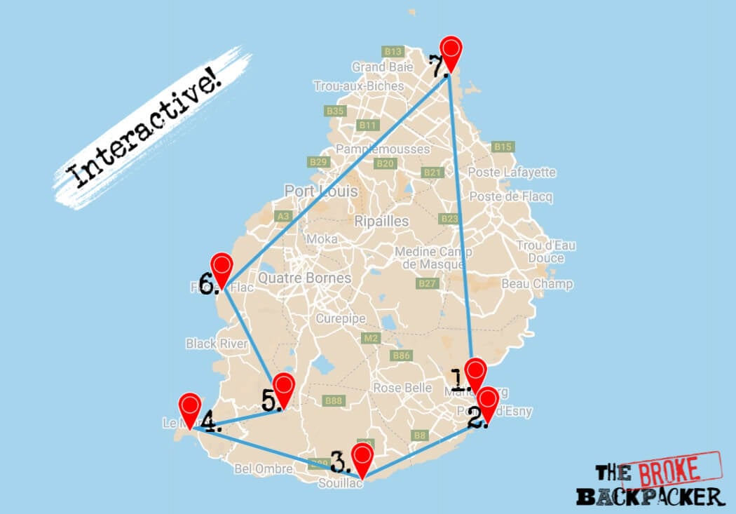 mauritius tourism itinerary