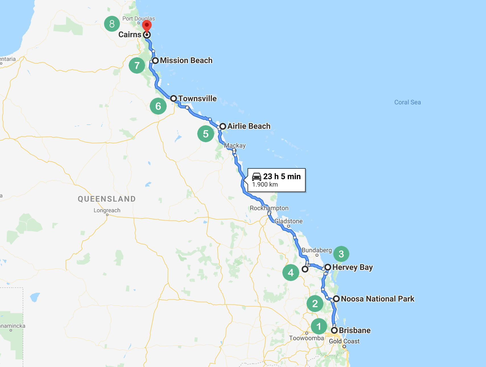 road trip to qld