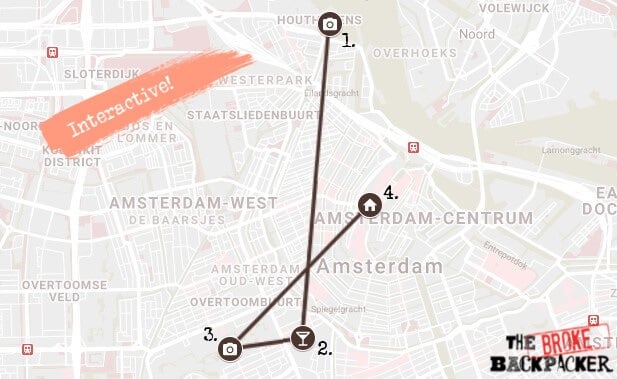 Amsterdam Day 3 Map