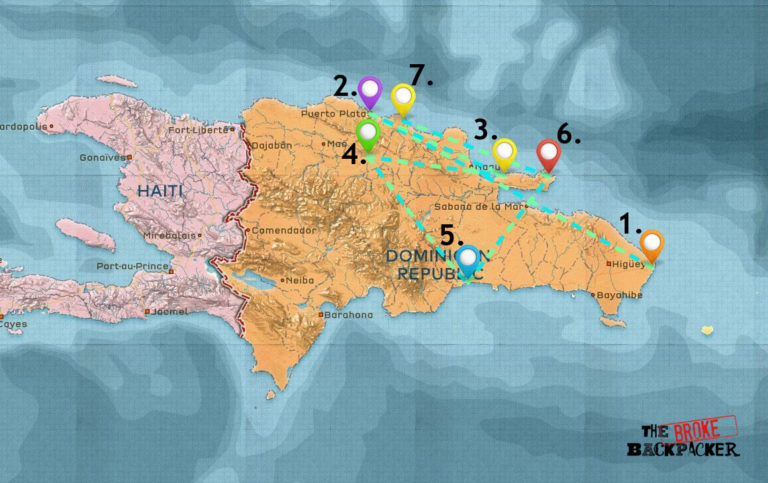 Where To Stay In Dominican Republic The BEST Areas In 2024   Map Of Where To Stay In Dominican Republic 768x483 