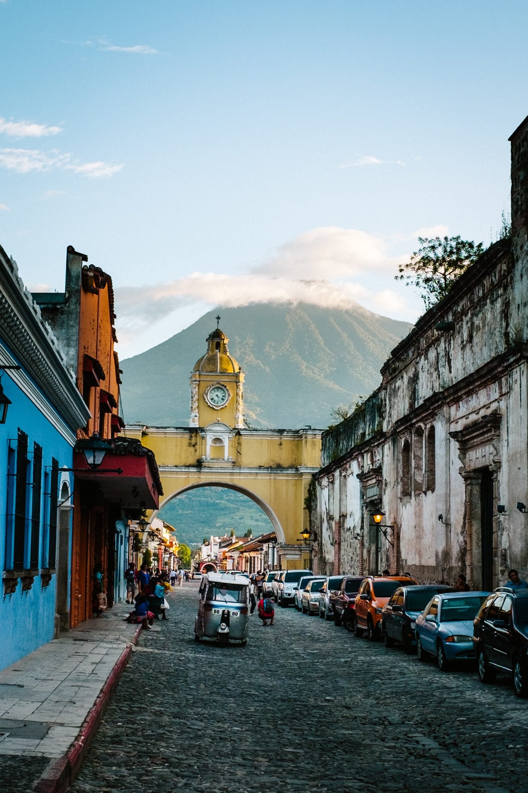 central america travel map