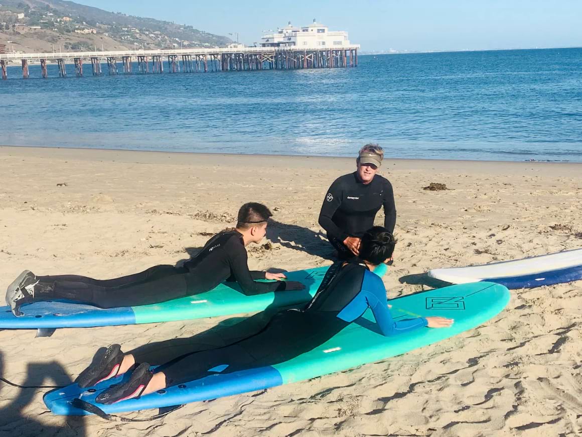 Learn Surfing in Malibu