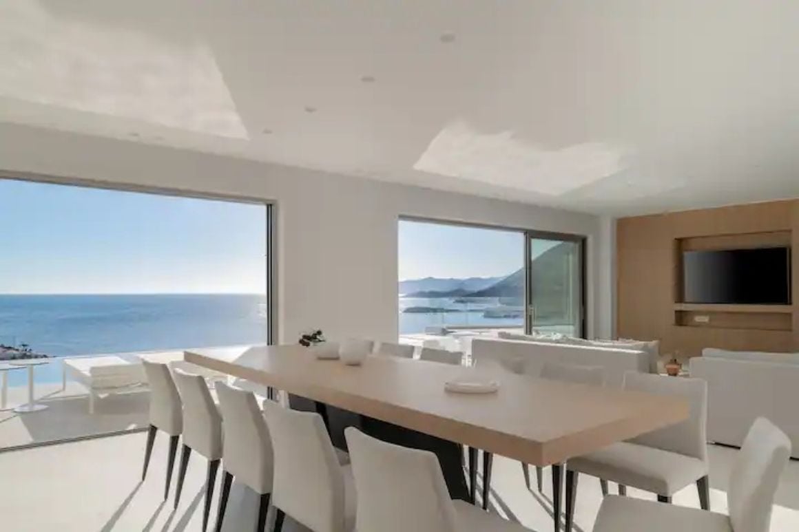 Premium Photo  Holiday villas with mediterranean sea view greece