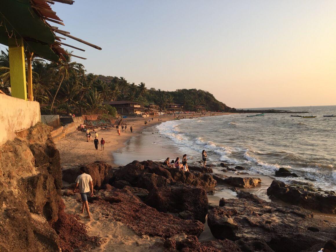 Anjuna Beach overloading Curries and Shiva Valley